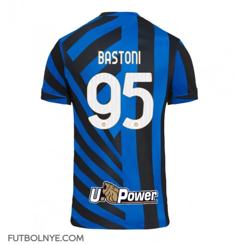 Camiseta Inter Milan Alessandro Bastoni #95 Primera Equipación 2024-25 manga corta